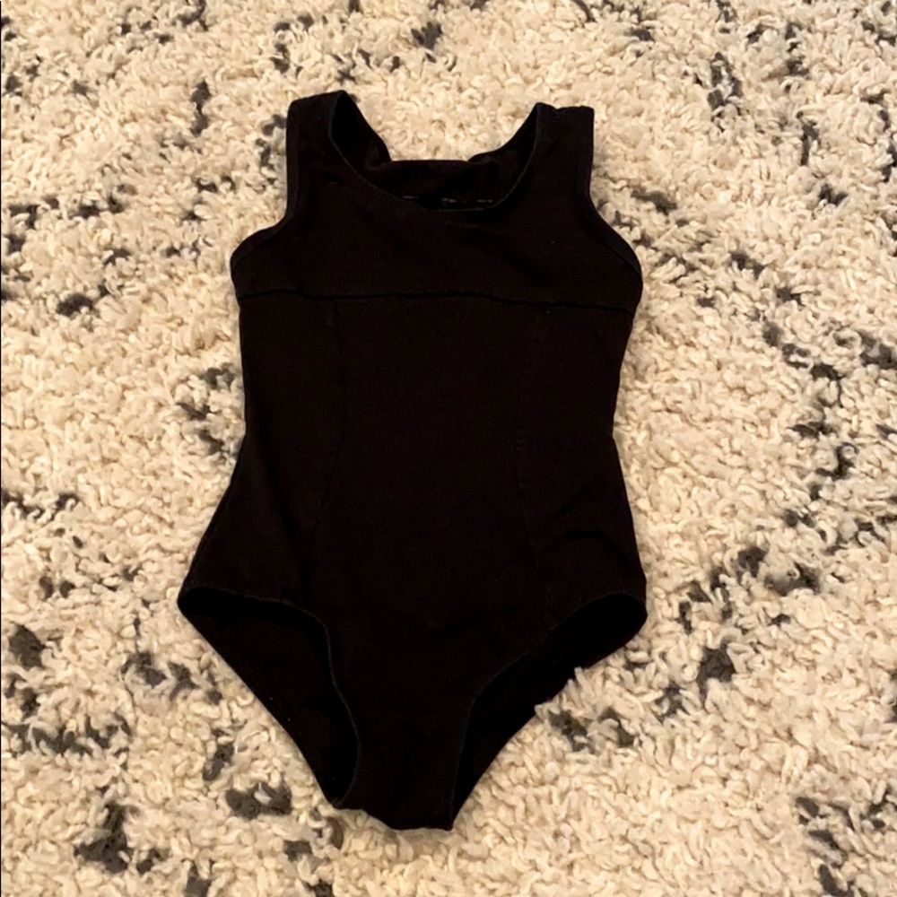 3/$21 Danz n Motion black leotard